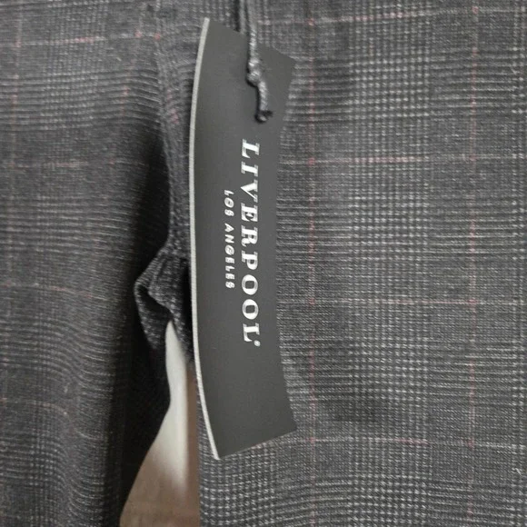 Liverpool Jacqueline Skinny Pants Petite 0 Stitch Fix Punk Goth Check Alt Artsy - Picture 3 of 9